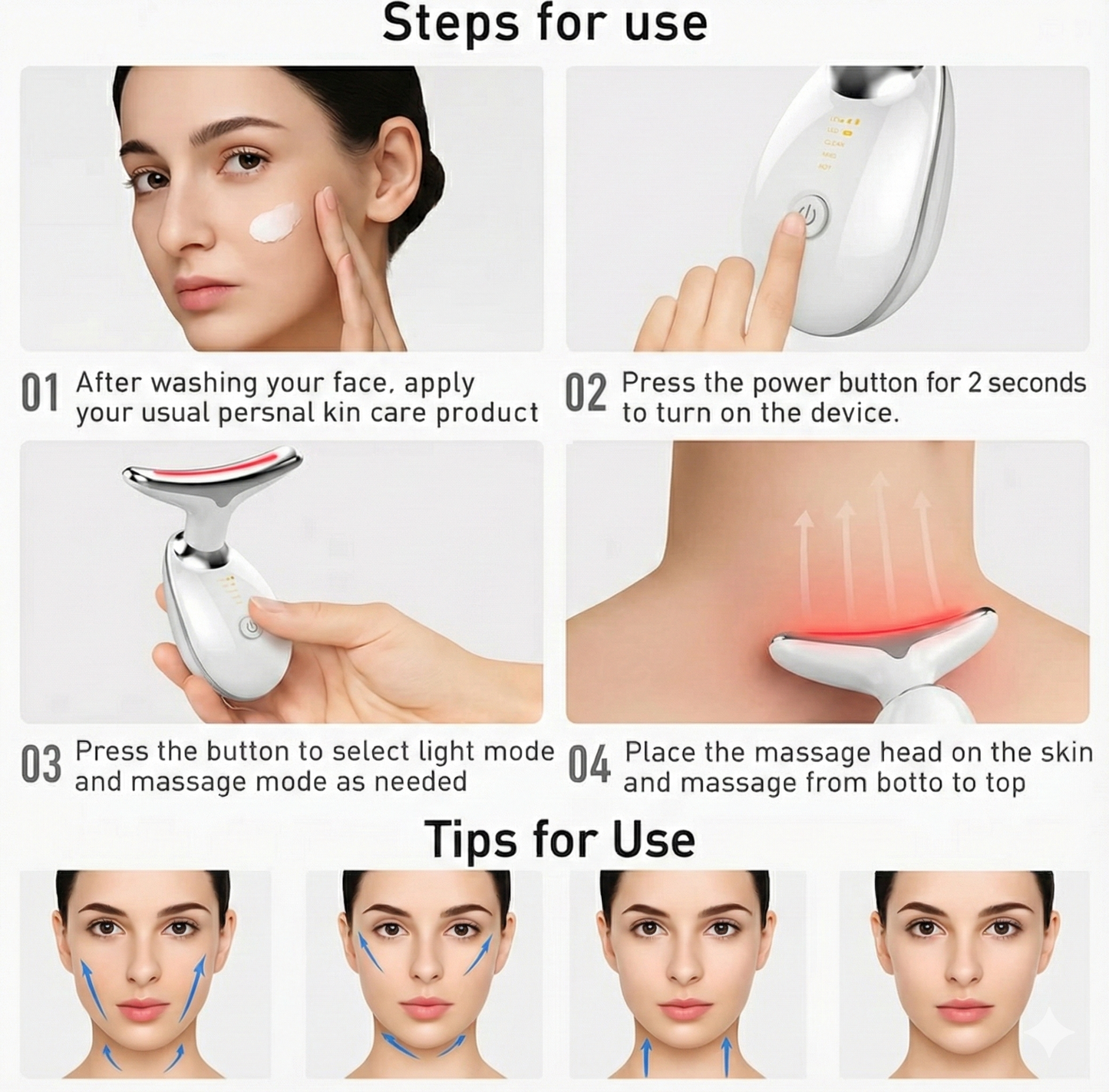 Deverla™ 7-Mode LED Facial Sculpting Device